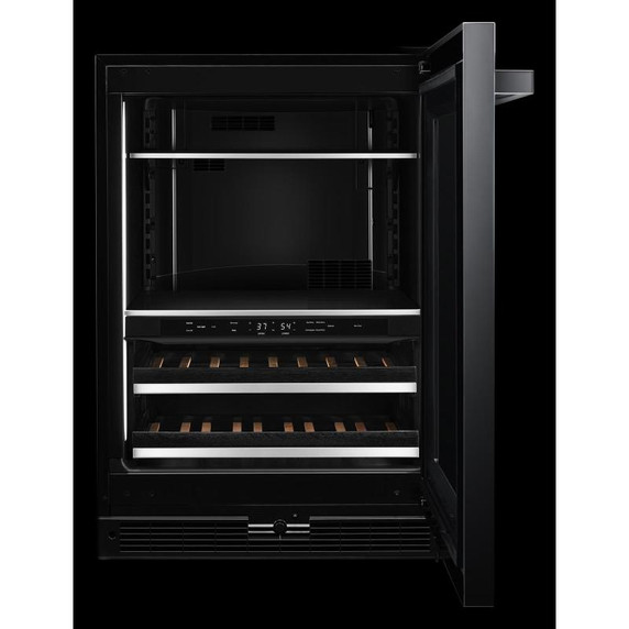 Jennair® NOIR™ 24" Built-In Undercounter Beverage Center, Right Swing JUBFR242HM