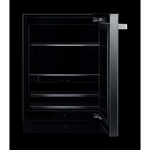 Jennair® NOIR™ 24" Built-In Undercounter Beverage Center, Right Swing JUBFR242HM