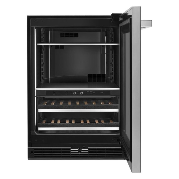 Jennair® NOIR™ 24" Built-In Undercounter Beverage Center, Right Swing JUBFR242HM