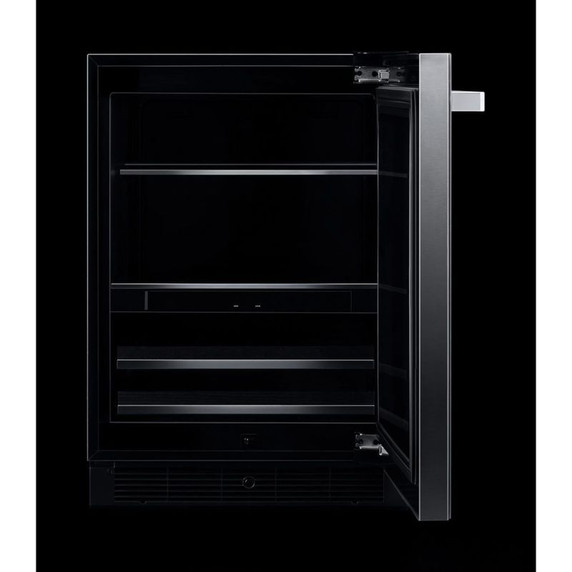 Jennair® NOIR™ 24" Built-In Undercounter Beverage Center, Right Swing JUBFR242HM