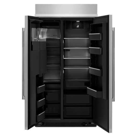 Jennair® RISE™ 42 Built-In Side-By-Side Refrigerator with External Ice and Water Dispenser JBSS42E22L