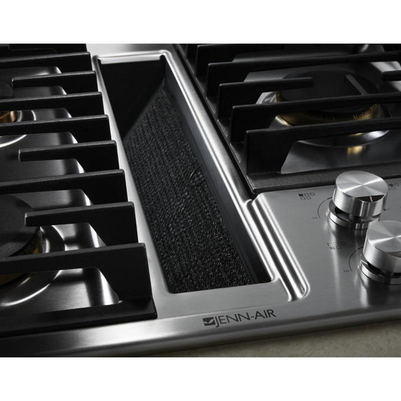 Jennair® 36” JX3™ Gas Downdraft Cooktop JGD3536GS Jennair® 36” JX3™ Gas Downdraft Cooktop JGD3536GS