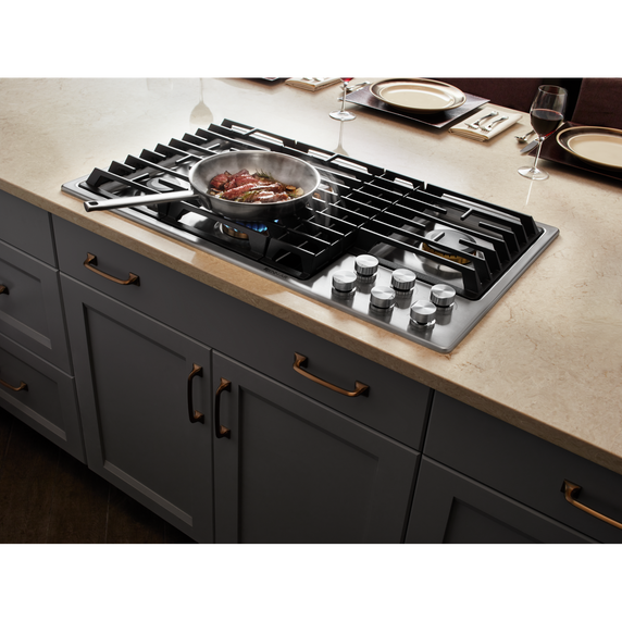 Jennair® Euro-Style 36 JX3™ Gas Downdraft Cooktop JGD3536GS