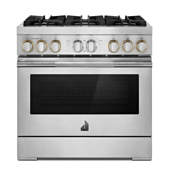 Jennair® 36" RISE™ Dual-Fuel Professional-Style Range JDRP436HL