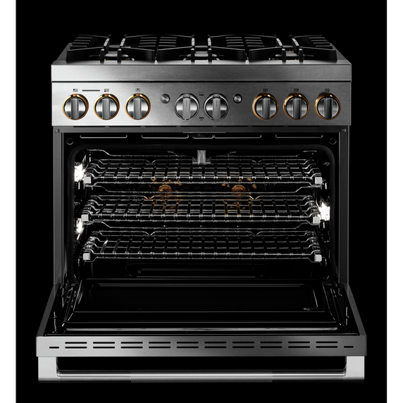 Jennair® RISE™ 36 Dual-Fuel Professional Range JDRP436HL