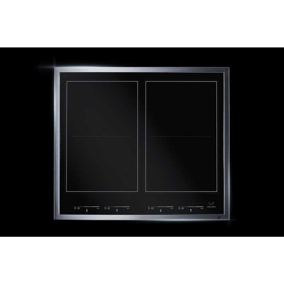 Jennair® 24" Lustre Stainless Induction Flex Cooktop JIC4724HS