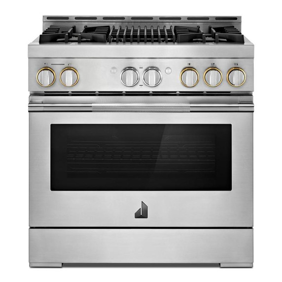 Jennair® 36" RISE™ Gas Professional-Style Range with Infrared Grill JGRP636HL Jennair® 36" RISE™ Gas Professional-Style Range with Infrared Grill JGRP636HL