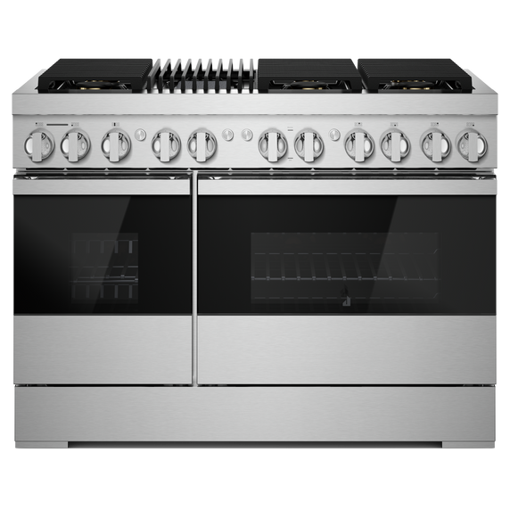 Jennair® NOIR™ 48 Dual-Fuel Professional-Style Range with Grill JDRP648HM