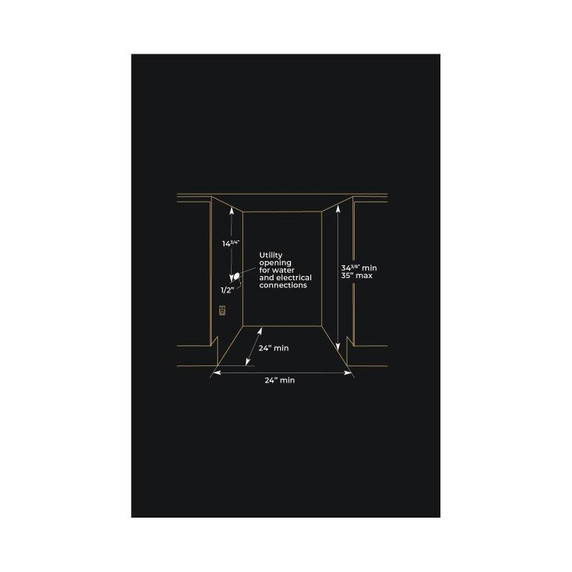 Jennair® NOIR 24" Double Drawer Refrigerator/Freezer JUCFP242HM Jennair® NOIR 24" Double Drawer Refrigerator/Freezer JUCFP242HM