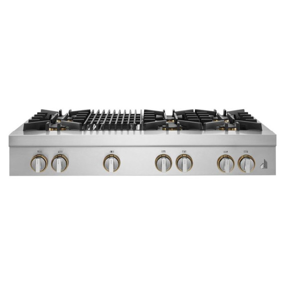 Jennair® 48" RISE™ Gas Professional-Style Rangetop with Gas Grill JGCP648HL