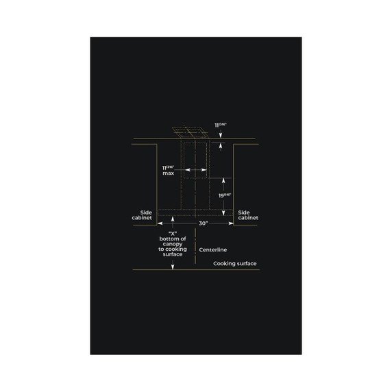 Jennair® 30" Recirculating Wall-Mount Hood JVR0430HS Jennair® 30" Recirculating Wall-Mount Hood JVR0430HS