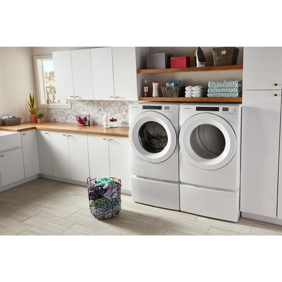 Amana® 7.4 cu. ft. Front Load Electric Dryer with Moisture Sensors YNED5800HW