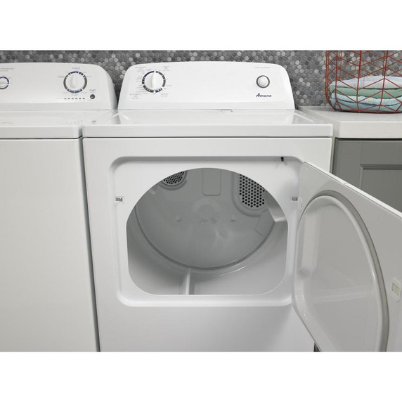 Amana® 6.5 cu. ft. Top-Load Gas Dryer with Automatic Dryness Control NGD4655EW
