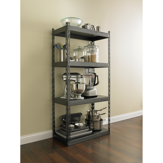 Gladiator® 30 Wide EZ Connect Rack with Four 15 Deep Shelves YGRC304RGG