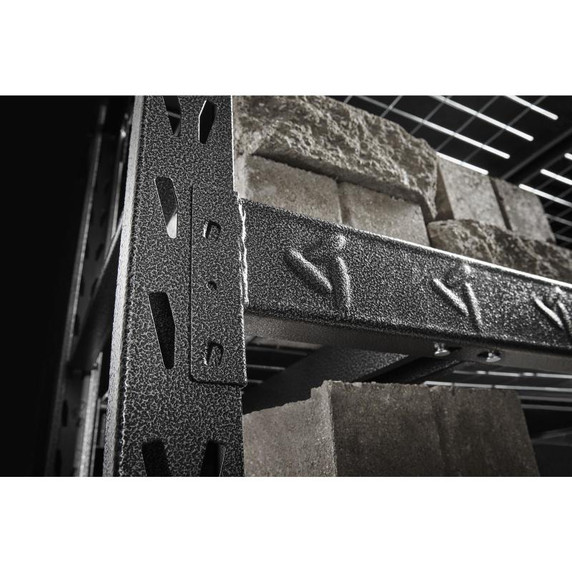 Gladiator® 77" Wide Heavy Duty Rack with Four 24" Deep Shelves GARS774XEG