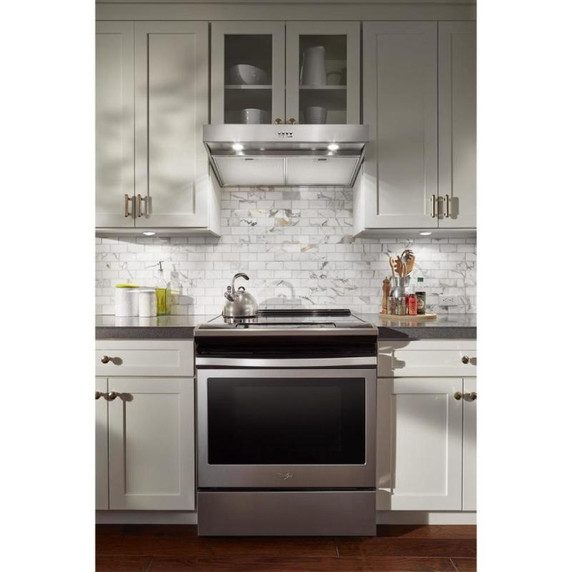 Whirlpool® 30" Range Hood with Dishwasher-Safe Full-Width Grease Filters WVU37UC0FS