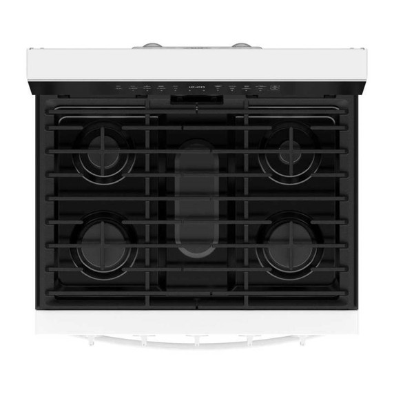 Whirlpool® 30-inch Smart Gas Range with True Convection, Steam/Self Cleaning, Rapid Preheat 5.3 CuFt Capacity WFGS7530RW