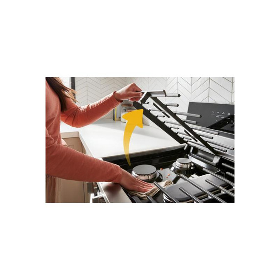 Whirlpool® 30-inch Smart Gas Range with Air Cooking Technology, Steam/Self Cleaning, Rapid Preheat 5.3 CuFt Capacity WFGS7530RB Whirlpool® 30-inch Smart Gas Range with Air Cooking Technology, Steam/Self Cleaning, Rapid Preheat 5.3 CuFt Capacity WFGS7530RB