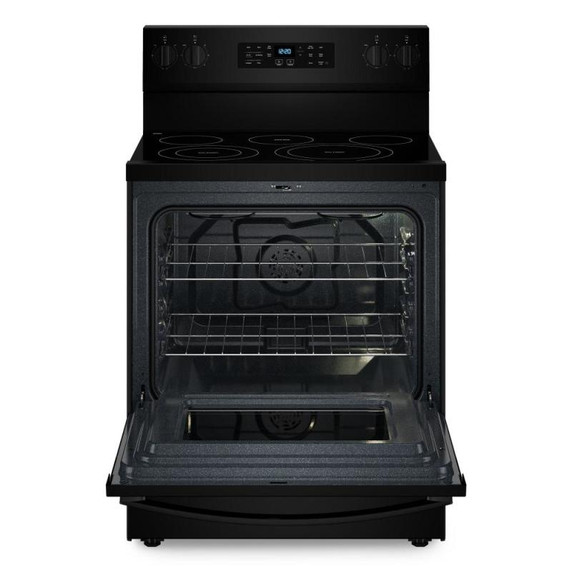 Whirlpool® 30-inch Energy Star Electric Range with Air Cooking Technology, No Preheat Air Fry and Air Baking and Self Clean YWFES5030RB