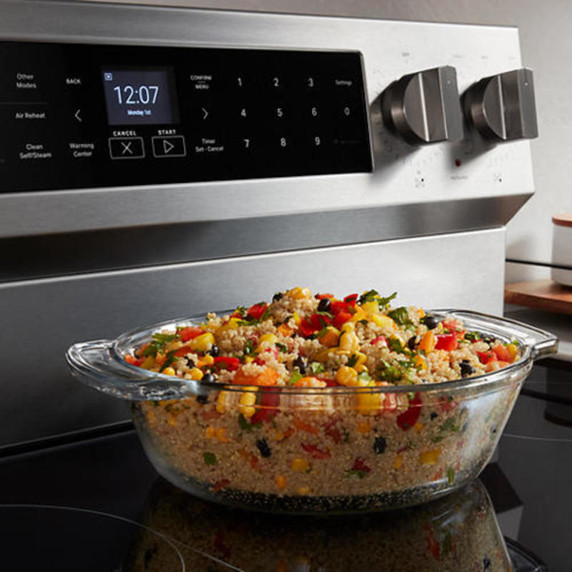 Maytag® 30-Inch True Convection Electric Range With Grill Mode - 5.3 Cu. Ft. YMFES8030RZ