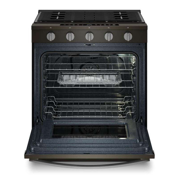 Whirlpool® 30-inch Smart Slide In Gas Range with True Convection, No Preheat Air Fry, Steam/Self Clean and High Speed Preheat WSGS7530RV