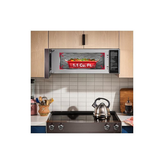 Kitchenaid® Smart Low Profile Microwave Hood Combination with Dual Fan Ventilation YKMML550RBS Kitchenaid® Smart Low Profile Microwave Hood Combination with Dual Fan Ventilation YKMML550RBS
