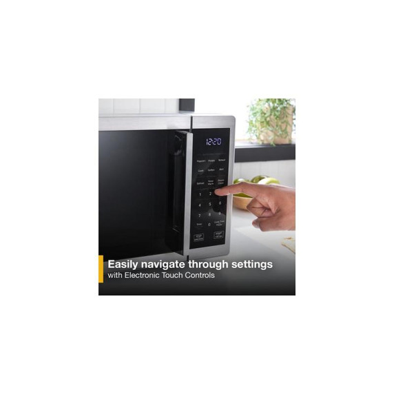 Whirlpool® 0.9 cu. ft. Stainless Steel Countertop Microwave With Steam Clean - 900 watt WMCS3019RS