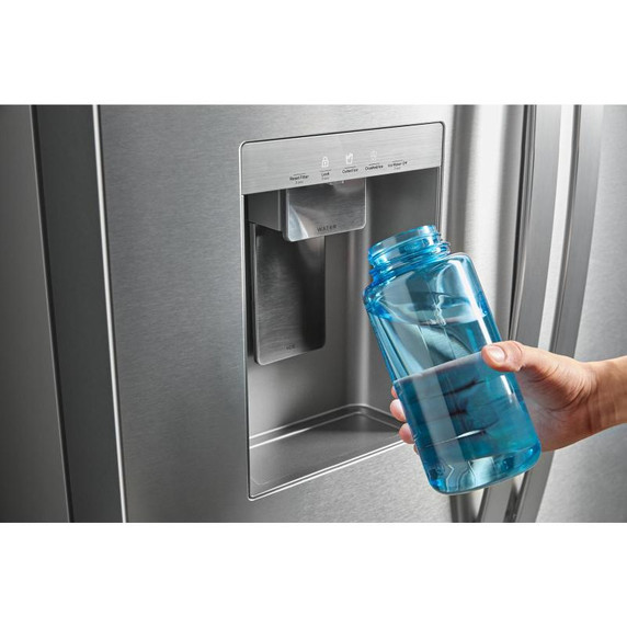 Whirlpool® 36-Inch French Door Refrigerator with In-Door Water and Ice Maker - 30 cu. ft. WRFF3536SZ Whirlpool® 36-Inch French Door Refrigerator with In-Door Water and Ice Maker - 30 cu. ft. WRFF3536SZ