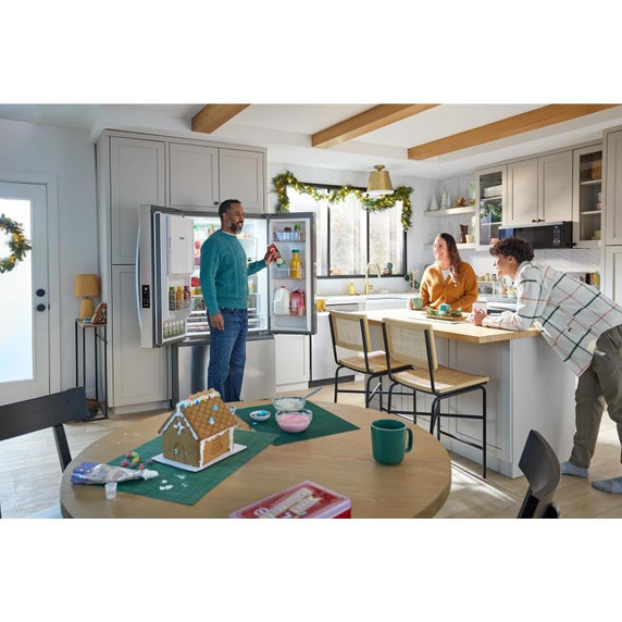 Whirlpool® 36-Inch French Door Refrigerator with In-Door Water and Ice Maker - 30 cu. ft. WRFF3536SZ Whirlpool® 36-Inch French Door Refrigerator with In-Door Water and Ice Maker - 30 cu. ft. WRFF3536SZ