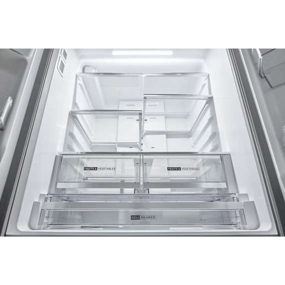 Whirlpool® 36-Inch French Door Refrigerator with In-Door Water and Ice Maker - 30 cu. ft. WRFF3536SZ