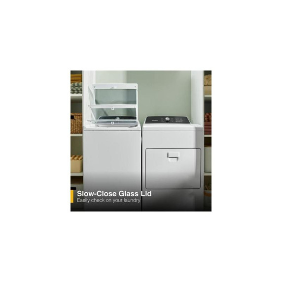 Whirlpool® 5.2 Cu. Ft. I.E.C. Top Load Agitator Washer with Built-In Faucet WTW5025SW