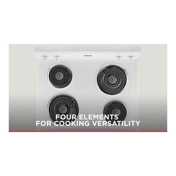30-inch Amana® Electric Range with Bake Assist Temps ACR4303MFW 30-inch Amana® Electric Range with Bake Assist Temps ACR4303MFW