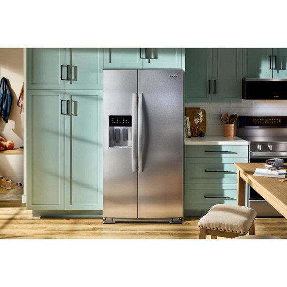 Whirlpool® 36-inch Full Depth Side-by-Side Refrigerator with TruCool™ System WRSF5536RZ