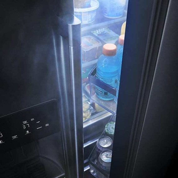 Maytag® 36-inch Wide Full-Depth Side-by-Side Refrigerator with Arctic Blue Interior - 28.3 Cu. Ft. MRSF6636RZ