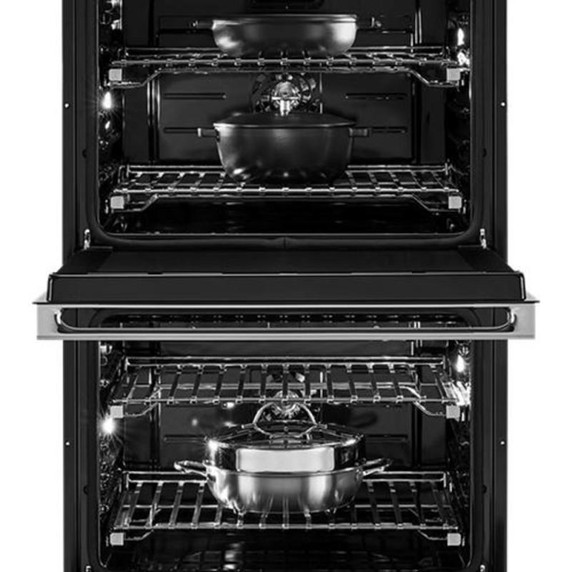 Jennair® NOIR™ Double Wall Oven with MultiMode® True Convection with Smooth Glide Flat-Tine Racks JOEDC530RM