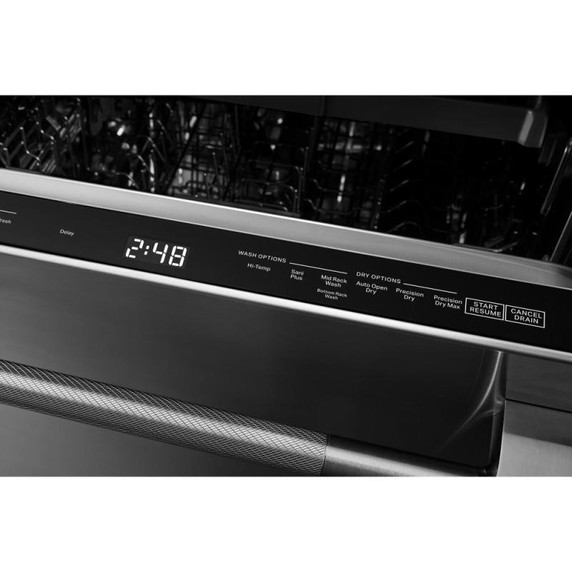 Jennair® Pocket Handle 24" Built-In Dishwasher with Precise Fit 3rd Rack for Cutlery with Plasma Coating, 39 dBA JDTS3924SP