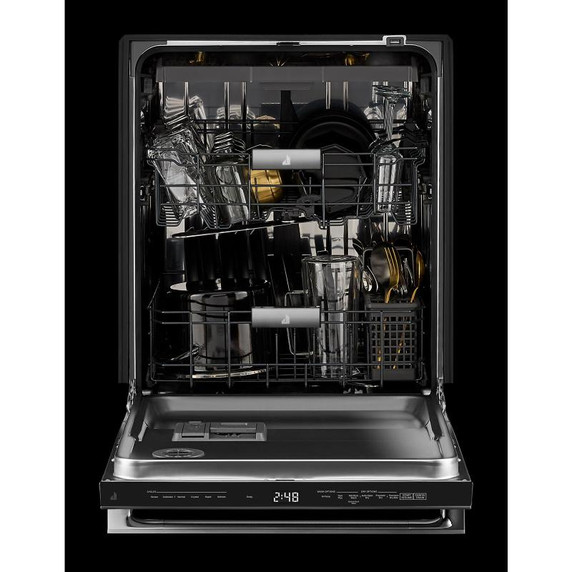 Jennair® NOIR™ 24" Built-In Dishwasher with Precise Fit 3rd Rack for Cutlery with Plasma Coating, 39 dBA JDTS3924SM Jennair® NOIR™ 24" Built-In Dishwasher with Precise Fit 3rd Rack for Cutlery with Plasma Coating, 39 dBA JDTS3924SM