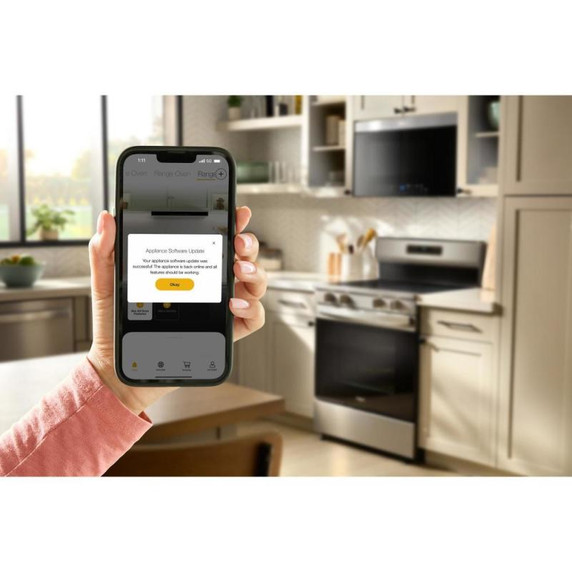 Whirlpool® 30-Inch Smart Electric Range with True Convection and No Preheat Air Fry YWFES7030SZ