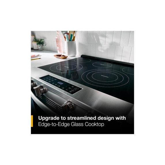 Whirlpool® 30-inch Electric Range with Air Cooking Technology YWSES5030SB Whirlpool® 30-inch Electric Range with Air Cooking Technology YWSES5030SB