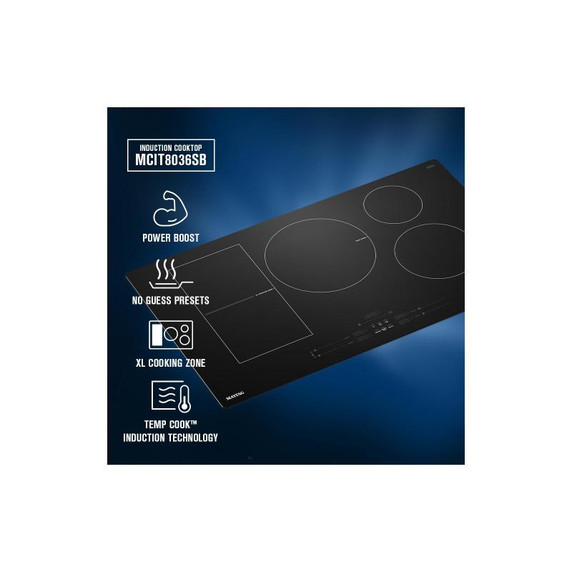 Maytag® 36-Inch Wide Induction Cooktop with Power Boost MCIT8036SB