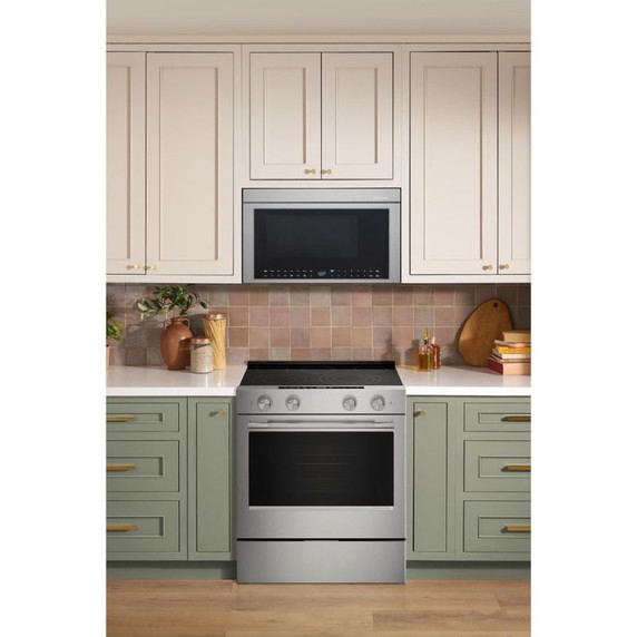 Kitchenaid® 5.3 Cu. Ft. Smart Slide-in Electric Range with Convection Cooking Modes YKSES330SPS