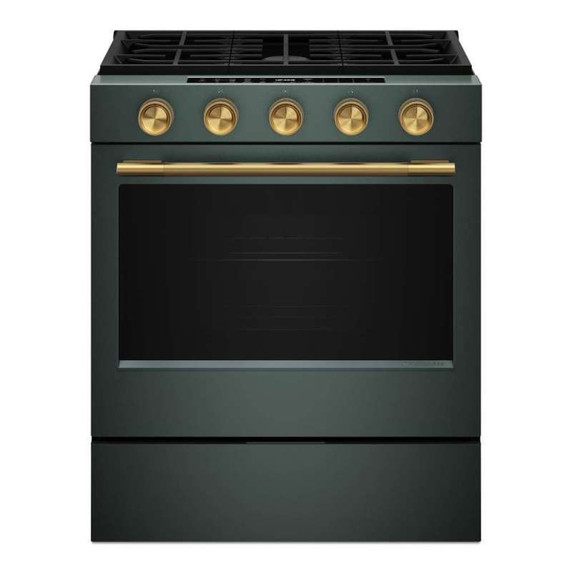 Kitchenaid® 5.0 Cu. Ft. Smart Slide-in Gas Range with Convection Cooking Modes and 2-in-1 Burner KSGS530SJP