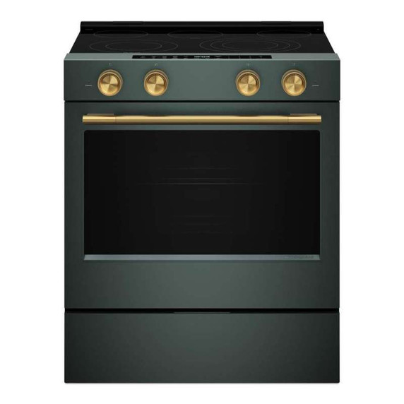 Kitchenaid® 5.3 Cu. Ft. Slide-in Electric Range with Two Even-Heat™ Hyper Elements and Convection Cooking Modes YKSES530SJP