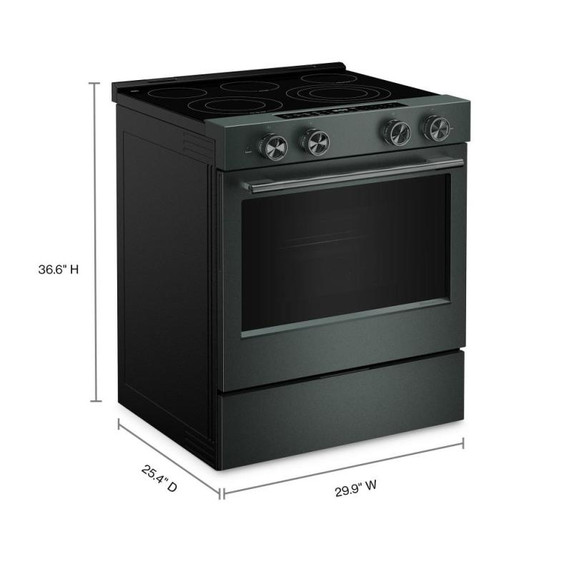 Kitchenaid® 5.3 Cu. Ft. Slide-in Electric Range with Two Even-Heat™ Hyper Elements and Convection Cooking Modes YKSES530SJP