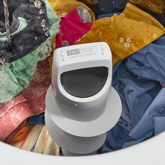 4.8 - 4.9 Cu. Ft. I.E.C. Whirlpool® Top Load Washer with 2-in-1 Removable Agitator. WTW4107SW