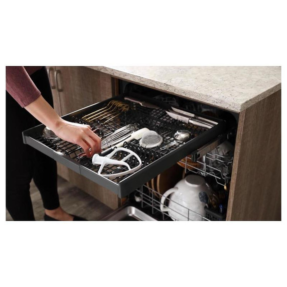 Kitchenaid® Third Level Utensil Rack Dishwasher with 30+ Total Wash Jets in PrintShield™ Finish, 47 dBA KDTS224SPS