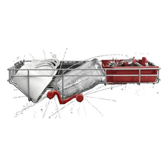 Kitchenaid® 360° Max Jets™ Third Rack Dishwasher with ProDry™ System, 44 dBA KDTS424SPS
