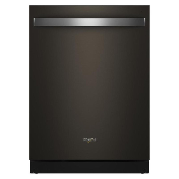 Whirlpool® 24-Inch Dishwasher with Total Coverage Wash Action and Auto Open Air Dry in Fingerprint Resistant Black Stainless WDTS8024SV