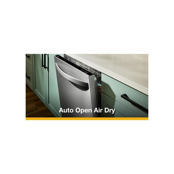Whirlpool® 24-Inch Dishwasher with Total Coverage Wash Action and Auto Open Air Dry in Fingerprint Resistant Stainless Steel WDTS8024SZ