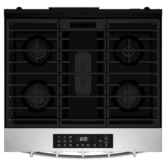 Whirlpool® 30-inch Gas Smart Range with Fan Convection Air Cooking Technology WSGS5030SZ
